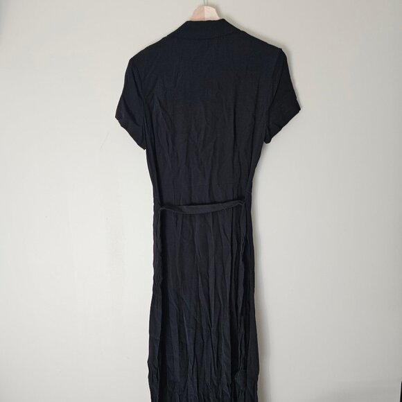 Aritzia Wilfred Shirt Dress - Black - Sz S - Picture 3 of 11